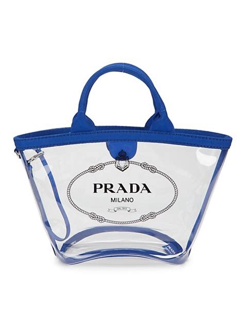 prada tote beach|prada clear tote bag.